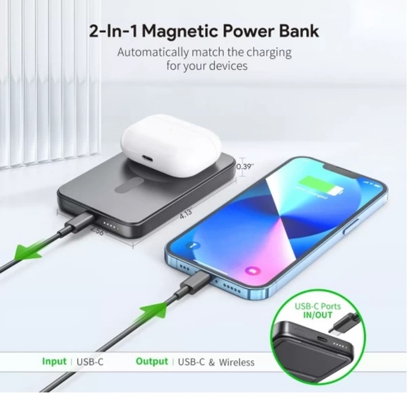 Wireless Charging Power Bank - Picture 2 of 7